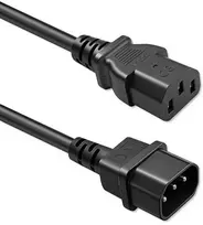 Qoltec Kabelis zasilający IEC C13 | C14 | 3x1.00mm² | Czysta miedź Cu | 1m
