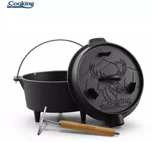 Gryno ketaus virdulys su dangčiu, 25 cm skersmens, 4 l, natūralus, „Cooking by Heinner“