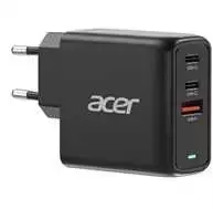 „Acer“ 67 W PD GaN įkroviklis, 2 x USB C ir 1 x USB A, ES kištukas, 100 W USB C laidas, mažmeninė pakuotė