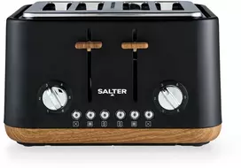 Salter EK5823BLKVDE Toronto 4 riekelių skrudintuvas