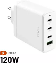 Fixed Fiksuotas įkroviklis 3x USB-A 1x USB-C 5 A (FIXCG120-3C1A-WH)