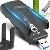 Retoo „Wi-Fi“ tinklo plokštės adapteris, „Wi-Fi USB 3.0“, išorinės antenos, 1300Mbps, 5 GHz, E628