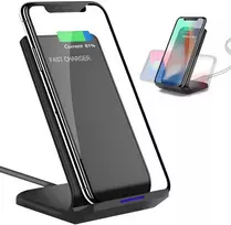 Belaidis indukcinis kroviklis RETOO E011 10W su stovu, Qi suderinamas, USB laidas