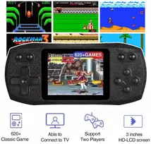 Retro žaidimų konsolė BERIMAX 5WA-2HKB 620 žaidimų, LCD