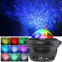 Šviesos efektas su lazeriu BERIMAX 7RP-9HK RGB, 6 W, 14 režimų ir laikmatis