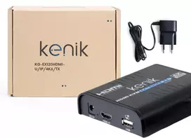 Kenik KG-EX120HDMI-U/IP/4K6/Tx vaizdo HDMI ilgintuvas + susuktos poros pelė