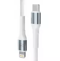 3Mk Protection Accessories - 3mk Hyper Cable N-SERIES C to Lightning 1m PD 3.0 9V/3A 27W Baltas