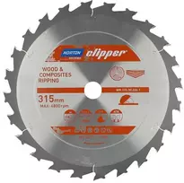 Pjovimo diskas medienai Norton 70184608073; 315x30 mm; Z24
