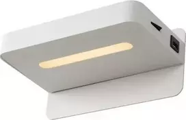 Sieninis šviestuvas Kinkiet Lucide Lampa ścienna balta Lucide ATKIN LED 77280/05/31