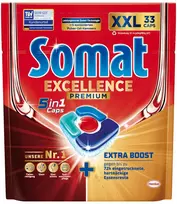 Tabletes Somat Excellence 5in1 trauku mazg.autom. 33gb.