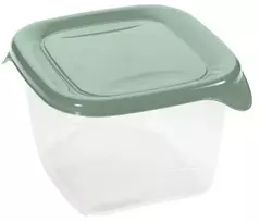 CURVER MAISTO DĖŽUTĖ FRESH&GO 1,2L KVADRATINĖ ŽALIA