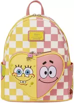 Loungefly SpongeBob SquarePants & Patrick Star Checkered backpack 26cm