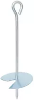 Žemės inkaras 10 vnt. Ø10 x 30 cm Cinkuotas metalas Sidabrinė