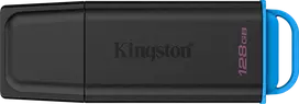 KINGSTON 128GB Portable USB 3.2 Gen 1 DataTraveler Exodia Juodas/Mėlyna