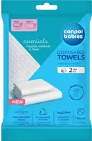 CANPOL BABIES vienkartiniai rankšluosčiai, 2 vnt., 78/025