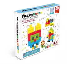 PICASSO TILES Magnetinis konstruktorius Magnetic Cubes 60 det., PMC60