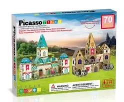 PICASSO TILES Magnetinis konstruktorius Medieval Age set, PTQ01