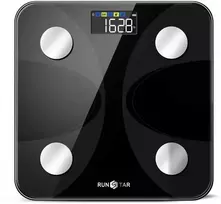 Svarstyklės RunStar 4E Body Scale, juodas (FG2210BL)