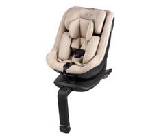 KINDERKRAFT - Automobilinė kėdutė su pasukama baze I-GUARD i-Size 40–105 cm smėlio spalvos