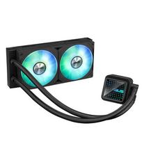 ASUS Prime LC 240 ARGB Computer Case with All-in-One 12cm Liquid Cooler, Black