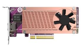 QNAP Dual M.2 PCIe SSD + Single Port 10GbE QM2-2P10G1TB