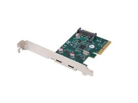 LANBERG PCI Express x1 to dual USB-C 3.2 Gen 2x1 low-profile network card