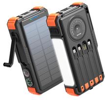 Extralink 20000mAh 20W Solar Power Bank with Dynamo, Induction, Lamp, and Flashlight