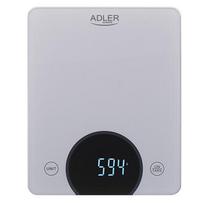 Adler AD 3173S Grey Built-in Rectangular Electronic Kitchen Scale