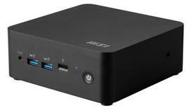 MSI CUBI NUC 1MG-244BEU PC/workstation barebone 0.84L sized PC Black 100U Intel SoC