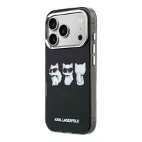 Karl Lagerfeld IML Choupette Trio Watercolor phone case with MagSafe support for iPhone 17 Pro Max