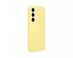 SAMSUNG Silicone phone case for Galaxy S24 FE (S721) yellow (Damaged Package)