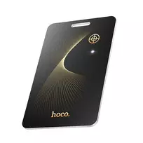 Hoco Locator compatible with Apple Find My, card-shaped, E92 black