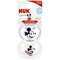 Čiulptukai Nuk Space Disney Mickey, 6-18 mėn, 2 vnt.