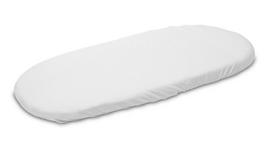 Vaikiška paklodė vežimėliui Sensillo Jersey, 75x35 cm, white