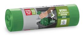 Šiukšlių maišai Anna Zaradna AZ1-WNS-7072, 120 l, 10 vnt.