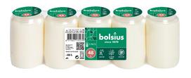 Žvakės įdėklas Bolsius, 48 h, 5 vnt., Balta sp.