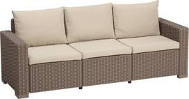 Lauko sofa Keter California, ruda sp., 68 cm x 199 cm x 72 cm