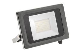 Prožektorius be judesio daviklio, tvirtinamas prie sienos GTV Viper, 50 W, 4500 lm, 4000 °K, IP65, pilka sp.