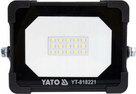 Prožektorius be judesio daviklio, nešiojamas Yato YT-818221, 10 W, 950 lm, 6500 °K, IP65, juoda sp.
