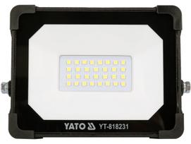 Prožektorius be judesio daviklio, nešiojamas Yato YT-818231, 20 W, 1900 lm, 6500 °K, IP65, juoda sp.