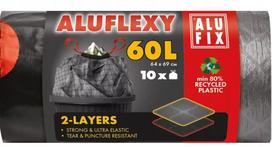 Šiukšlių maišai ALUFIX Aluflexy, 60 l, 10 vnt.