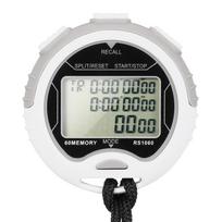 Profesionalus skaitmeninio chronometro laikmatis, atsparus vandeniui, skaitmeninis rankinis LCD laikmatis Sporto chronografas Type 60