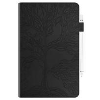 Skirtas „Samsung Galaxy Tab A7 Lite“ dėklui, 3D medžiu įspaustas planšetinio kompiuterio dangtelis, skirtas „Samsung Galaxy Tab A7 Lite 8,7  (2021 m) SM-T220 T225 Model number SM-T220 juoda
