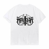 Marduk GRUPĖS MARŠKINĖLIAI Kasdieniai Hip Hop Unisex Marškinėliai Harajuku Stiliaus Viršutiniai Drabužiai Unisex moterims Trumpomis Rankovėmis Medvilniniai Marškinėliai L