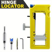 Vyrių durų užraktas Atidarymo padėties nustatytuvas Durų vyrių tvirtinimo rinkinys 1pc yellow