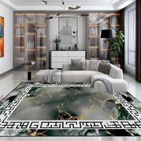 Europos marmuro rašto kilimas Didelio ploto svetainės kilimas Neslystantis miegamojo dekoras Kilimas Plaunamas svetainės kavos staliuko kilimėlis Prabangus 60x90cm door mat gray