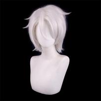Vanitas Mėlynai Juodi Perukai Noe Archivistė Sidabriniai Balti Cosplay Perukai Karščiui Atsparūs Sintetiniai Plaukai Perukai + Peruko Dangtelis One Size gray