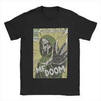 Comics Madvillain Singer Mf Dooms Madlib T Shirts Men 100% Cotton T-Shirt Round Collar Tee Shirt Short Sleeve Clothes Party S juoda