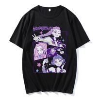 KPop Demon Hunters T-shirt Summer Short Sleeve Male Tshirts O-neck Cotton Fashion 2025 Movie T Shirt Casual Unisex Streetwear S