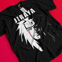 Jiraya T-Shirt Naruto Tshirt Tsunade Shirt Madara Kakashi Itachi Pain Minato Tee BB1308 2XL